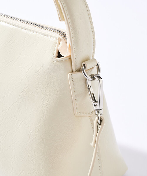 un dix cors(アンディコール)の「ビンテージライクワンショルダーバッグ(ショルダーバッグ・レディース・シルバー/アイボリー/ブラック・FREE)」の8枚目の写真