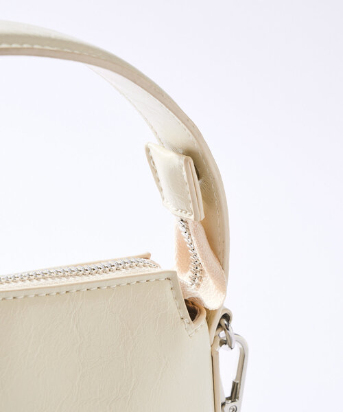 un dix cors(アンディコール)の「ビンテージライクワンショルダーバッグ(ショルダーバッグ・レディース・シルバー/アイボリー/ブラック・FREE)」の9枚目の写真