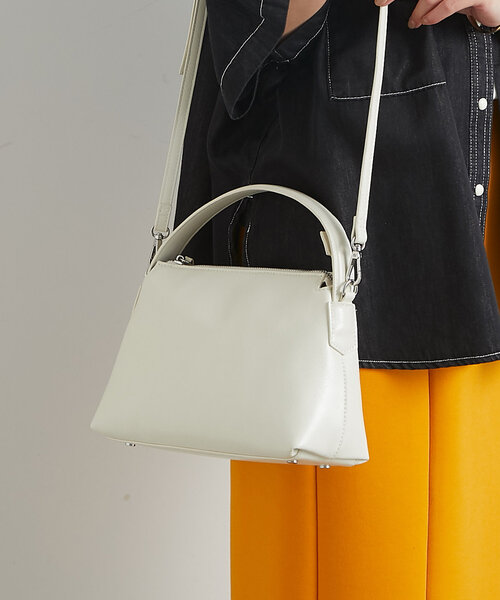 un dix cors(アンディコール)の「ビンテージライクワンショルダーバッグ(ショルダーバッグ・レディース・シルバー/アイボリー/ブラック・FREE)」の14枚目の写真