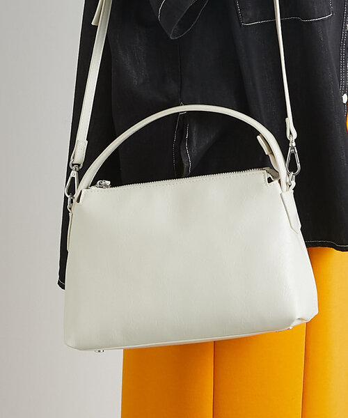 un dix cors(アンディコール)の「ビンテージライクワンショルダーバッグ(ショルダーバッグ・レディース・シルバー/アイボリー/ブラック・FREE)」の15枚目の写真