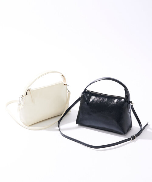 un dix cors(アンディコール)の「ビンテージライクワンショルダーバッグ(ショルダーバッグ・レディース・シルバー/アイボリー/ブラック・FREE)」の18枚目の写真
