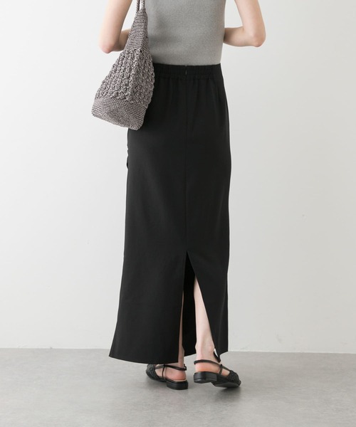 SENSE OF PLACE by URBAN RESEARCH(センスオブプレイスバイアーバンリサーチ)の「ドレープアイラインスカート(スカート・レディース・チャコールグレー/ブラック/ライトベージュ・SMALL/MEDIUM)」の16枚目の写真