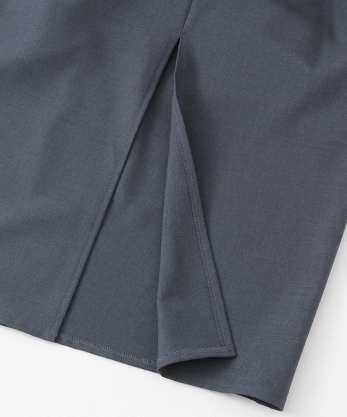 SENSE OF PLACE by URBAN RESEARCH(センスオブプレイスバイアーバンリサーチ)の「ドレープアイラインスカート(スカート・レディース・チャコールグレー/ブラック/ライトベージュ・SMALL/MEDIUM)」の7枚目の写真