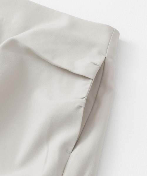 SENSE OF PLACE by URBAN RESEARCH(センスオブプレイスバイアーバンリサーチ)の「ドレープアイラインスカート(スカート・レディース・チャコールグレー/ブラック/ライトベージュ・SMALL/MEDIUM)」の10枚目の写真