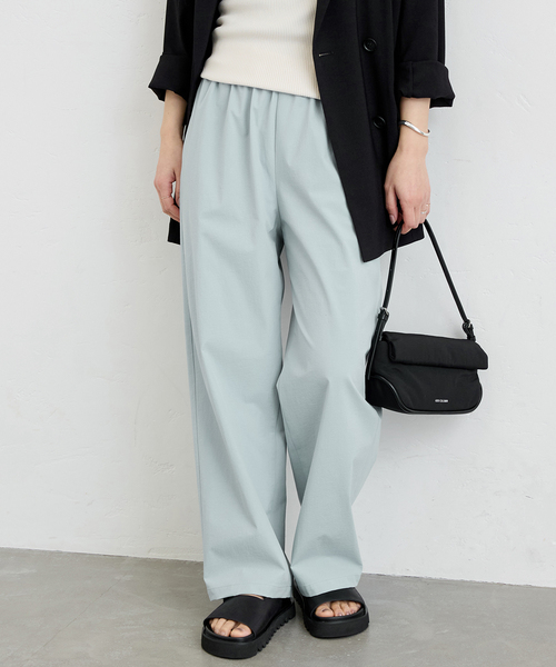 JOURNAL STANDARD(ジャーナルスタンダード)の「《追加3》【撥水/接触冷感/洗える/UVカット】リネンナイロンストレッチワイドパンツ(その他パンツ・レディース・ブラック/サックスブルー/ベージュ系その他/ブラウン・40/38/36/34)」の17枚目の写真