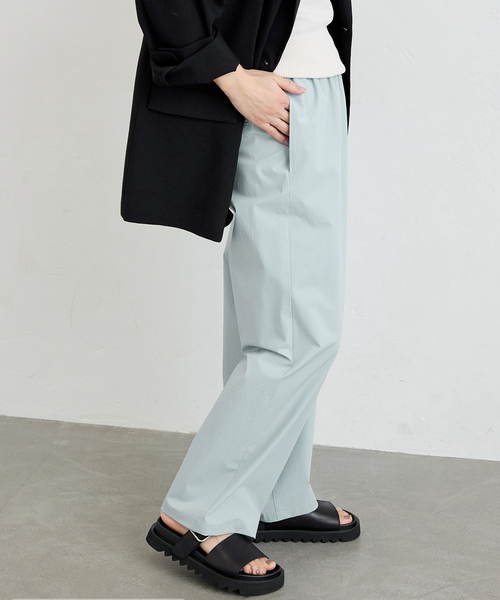 JOURNAL STANDARD(ジャーナルスタンダード)の「《追加3》【撥水/接触冷感/洗える/UVカット】リネンナイロンストレッチワイドパンツ(その他パンツ・レディース・ブラック/サックスブルー/ベージュ系その他/ブラウン・40/38/36/34)」の18枚目の写真