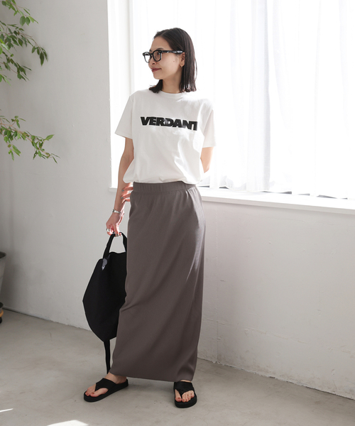 JOURNAL STANDARD（ジャーナルスタンダード）の「《WEB限定追加2》ハリヌキテレコロングスカート（スカート・レディース・チャコールグレー/ブラック・FREE）」の18枚目の写真