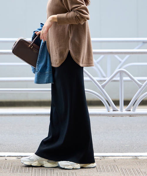 JOURNAL STANDARD(ジャーナルスタンダード)の「《WEB限定追加2》ハリヌキテレコロングスカート(スカート・レディース・チャコールグレー/ブラック・FREE)」の18枚目の写真