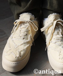 antiqua（アンティカ）の「ダメージデザインスニーカー（スニーカー）」