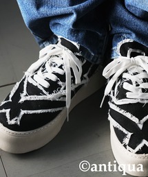 antiqua（アンティカ）の「ダメージデザインスニーカー（スニーカー）」