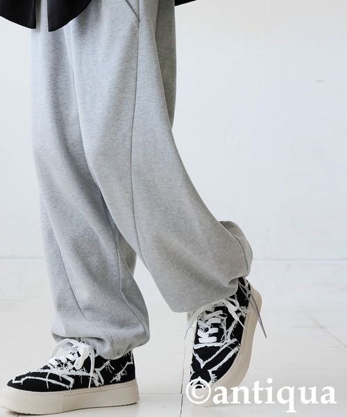 antiqua（アンティカ）の「ダメージデザインスニーカー（スニーカー・レディース・ブラック/ホワイト・S/L/M）」の20枚目の写真