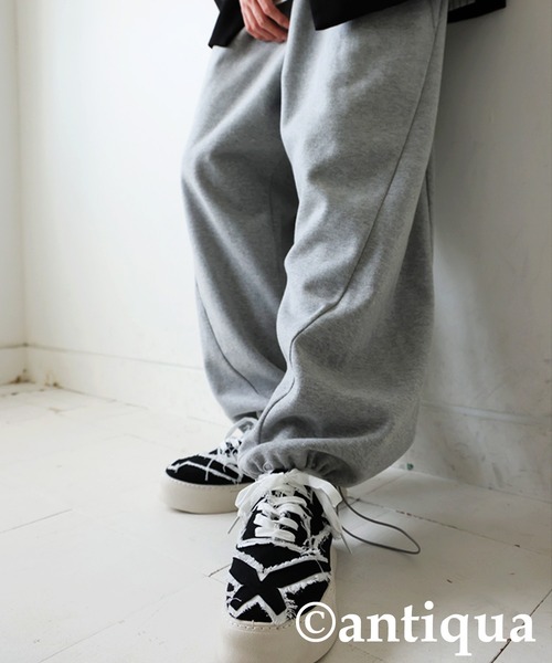 antiqua（アンティカ）の「ダメージデザインスニーカー（スニーカー・レディース・ブラック/ホワイト・S/L/M）」の19枚目の写真