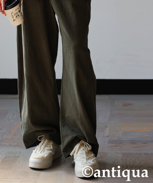 antiqua（アンティカ）の「ダメージデザインスニーカー（スニーカー・レディース・ブラック/ホワイト・S/L/M）」の7枚目の写真