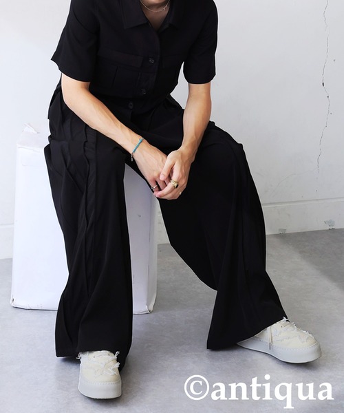 antiqua（アンティカ）の「ダメージデザインスニーカー（スニーカー・レディース・ブラック/ホワイト・S/L/M）」の10枚目の写真