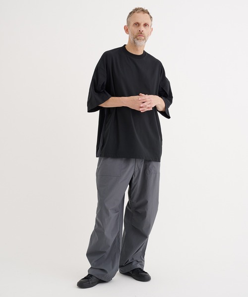 N.HOOLYWOOD（N.ハリウッド）の「【N.HOOLYWOOD/エヌハリウッド】別注9255-CS53-001 S/S TEE（Tシャツ/カットソー・メンズ・ブラック/ダークグレー・36/38/40/42）」の3枚目の写真