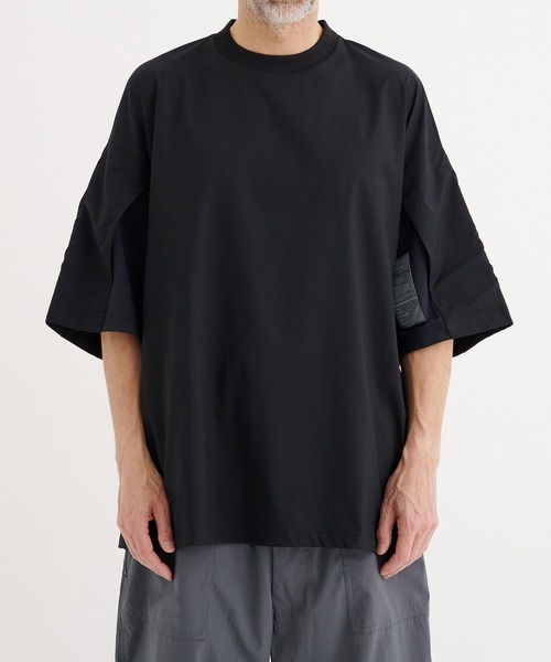 N.HOOLYWOOD（N.ハリウッド）の「【N.HOOLYWOOD/エヌハリウッド】別注9255-CS53-001 S/S TEE（Tシャツ/カットソー・メンズ・ブラック/ダークグレー・36/38/40/42）」の4枚目の写真