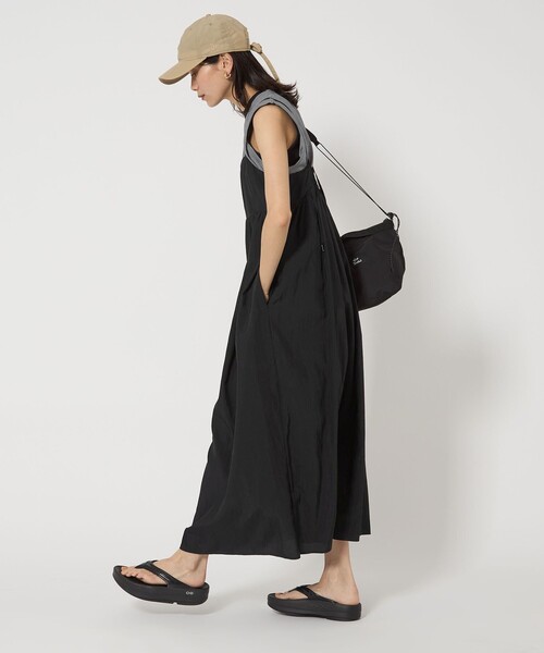 週末SALE✿新品✿グリーンレーベルリラクシング撥水ベアキャミソールワンピース size SHORT/TALLあり］ベア キャミソール ワンピース ―撥水―