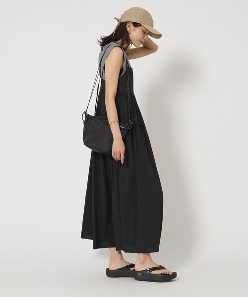 green label relaxing（グリーンレーベルリラクシング）の「［size SHORT/TALLあり］ベア キャミソール ワンピース -撥水-（ワンピース・レディース・ブラック/レッド・FREE/SHORT/TALL）」の11枚目の写真