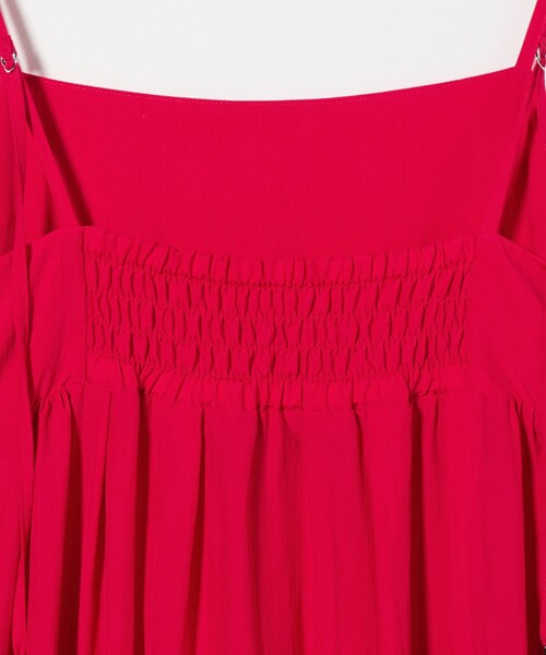 green label relaxing（グリーンレーベルリラクシング）の「［size SHORT/TALLあり］ベア キャミソール ワンピース -撥水-（ワンピース・レディース・ブラック/レッド・FREE/SHORT/TALL）」の21枚目の写真