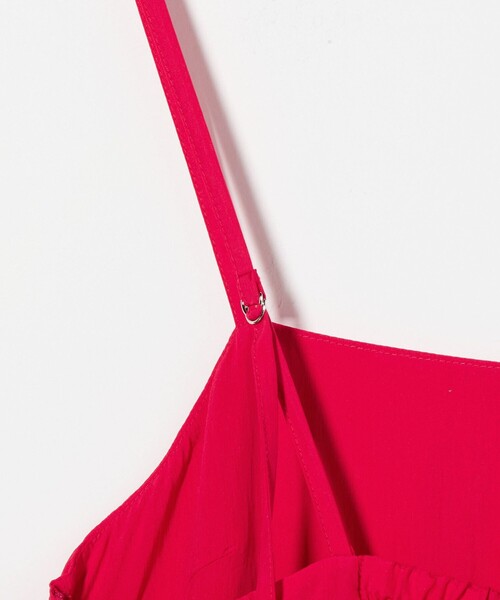 green label relaxing（グリーンレーベルリラクシング）の「［size SHORT/TALLあり］ベア キャミソール ワンピース -撥水-（ワンピース・レディース・ブラック/レッド・FREE/SHORT/TALL）」の22枚目の写真