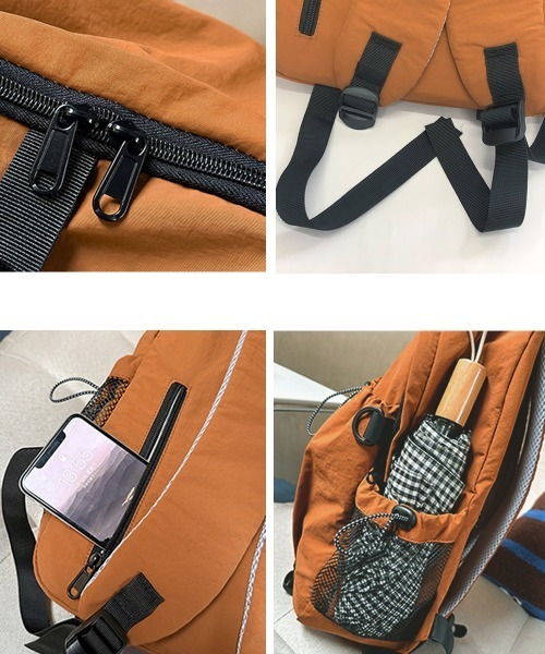 Miniministore(ミニミニストア)の「リュックサック 大容量A4 ユニセックス(バックパック/リュック・レディース・ブラック/オレンジ/ワインレッド/アイボリー・FREE)」の18枚目の写真