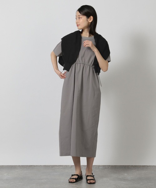 LAKOLE(ラコレ)の「カットドロストワンピース / 329614(ワンピース・レディース・ブラック/グレー/ブルー・FREE)」の9枚目の写真