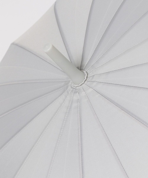 LAKOLE（ラコレ）の「16本骨長傘[58cm] / 319621（長傘・レディース・ブラック/ライトベージュ/ライトグレー・FREE）」の7枚目の写真