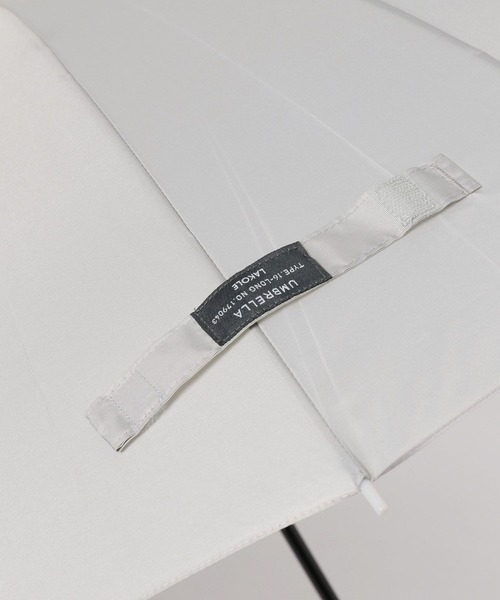 LAKOLE（ラコレ）の「16本骨長傘[58cm] / 319621（長傘・レディース・ブラック/ライトベージュ/ライトグレー・FREE）」の8枚目の写真