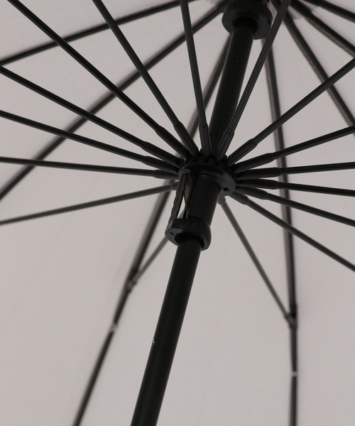 LAKOLE（ラコレ）の「16本骨長傘[58cm] / 319621（長傘・レディース・ブラック/ライトベージュ/ライトグレー・FREE）」の9枚目の写真