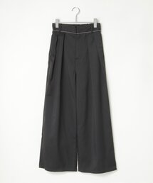 notch. | 【セットアップ対応】set upヘザーエステルツイルタックパンツ(その他パンツ)