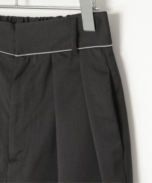 notch.（ノッチ）の「【セットアップ対応】set upヘザーエステルツイルタックパンツ（その他パンツ・レディース・チャコール/ブラック・M）」の6枚目の写真