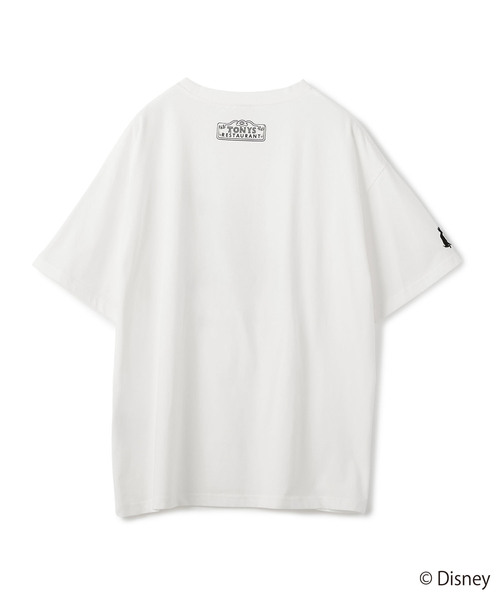 Disney（ディズニー）の「【Disney/ディズニー】わんわん物語レディ＆トランプ半袖プリントTシャツ/LADY and the TRAMP（Tシャツ/カットソー・レディース・グレー/オフホワイト・M/L/LL）」の11枚目の写真