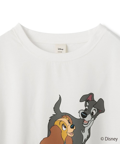 (わんわん物語) Lady And The Tramp オフィシャル商品 レディース Classic トレーナー コットン 長袖 トップス BI1761 (ブ Disney/ディズニー】わんわん物語レディ＆トランプ半袖プリントT