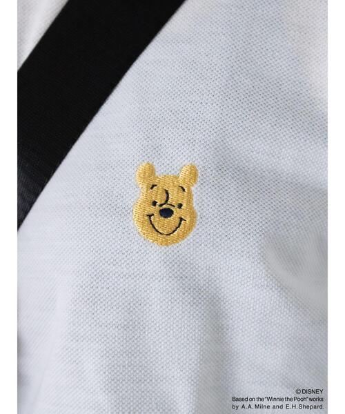ehka sopo(エヘカソポ)の「【Disney】プーさん/ポロシャツ(Tシャツ/カットソー・レディース・レッド/ネイビー/オフホワイト・F)」の10枚目の写真