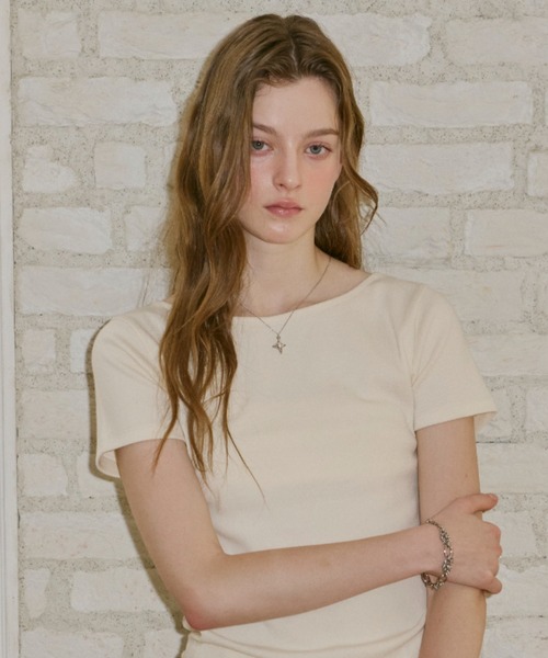 GIUNON（ジウノン）の「hand formed diamond necklace / ハンドフォームダイヤモンドネックレス（ネックレス・レディース・シルバー・FREE）」の14枚目の写真