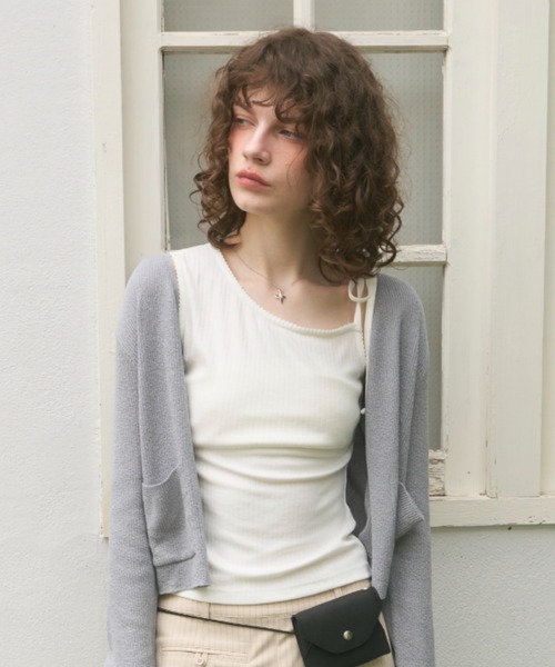 GIUNON（ジウノン）の「hand formed diamond necklace / ハンドフォームダイヤモンドネックレス（ネックレス・レディース・シルバー・FREE）」の7枚目の写真