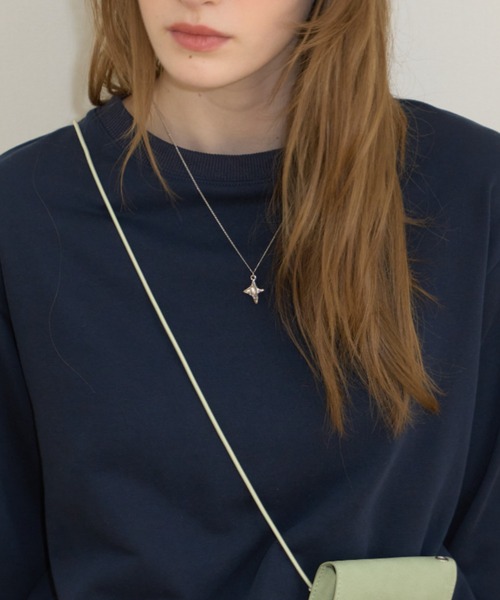 GIUNON（ジウノン）の「hand formed diamond necklace / ハンドフォームダイヤモンドネックレス（ネックレス・レディース・シルバー・FREE）」の21枚目の写真