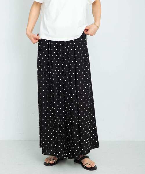 URBAN RESEARCH Sonny Label（アーバンリサーチサニーレーベル）の「プリントドットイージースカーチョ（その他パンツ・レディース・グレー系その他/ブラック系その他・FREE）」の11枚目の写真