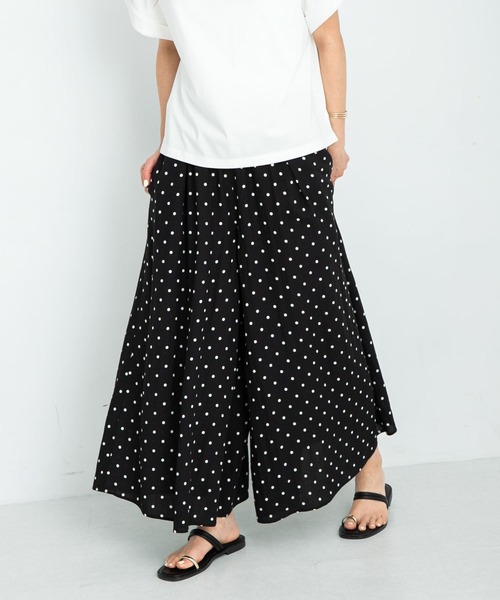 URBAN RESEARCH Sonny Label（アーバンリサーチサニーレーベル）の「プリントドットイージースカーチョ（その他パンツ・レディース・グレー系その他/ブラック系その他・FREE）」の10枚目の写真