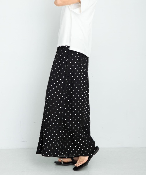 URBAN RESEARCH Sonny Label（アーバンリサーチサニーレーベル）の「プリントドットイージースカーチョ（その他パンツ・レディース・グレー系その他/ブラック系その他・FREE）」の9枚目の写真
