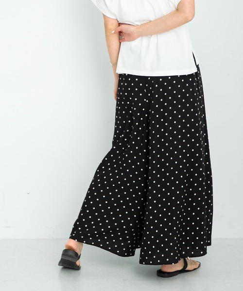 URBAN RESEARCH Sonny Label（アーバンリサーチサニーレーベル）の「プリントドットイージースカーチョ（その他パンツ・レディース・グレー系その他/ブラック系その他・FREE）」の8枚目の写真