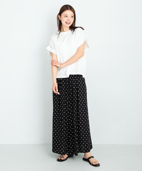 URBAN RESEARCH Sonny Label（アーバンリサーチサニーレーベル）の「プリントドットイージースカーチョ（その他パンツ・レディース・グレー系その他/ブラック系その他・FREE）」の6枚目の写真