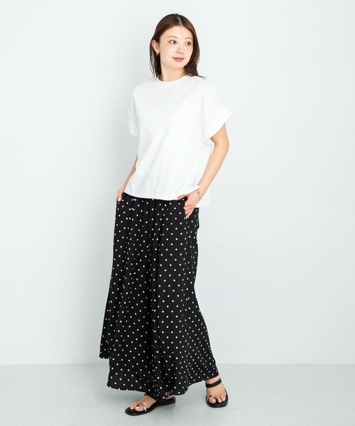URBAN RESEARCH Sonny Label（アーバンリサーチサニーレーベル）の「プリントドットイージースカーチョ（その他パンツ・レディース・グレー系その他/ブラック系その他・FREE）」の5枚目の写真