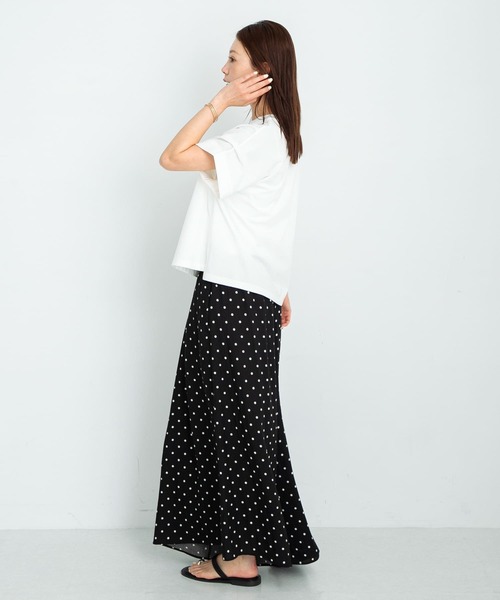 URBAN RESEARCH Sonny Label（アーバンリサーチサニーレーベル）の「プリントドットイージースカーチョ（その他パンツ・レディース・グレー系その他/ブラック系その他・FREE）」の4枚目の写真