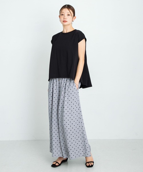 URBAN RESEARCH Sonny Label（アーバンリサーチサニーレーベル）の「プリントドットイージースカーチョ（その他パンツ・レディース・グレー系その他/ブラック系その他・FREE）」の21枚目の写真