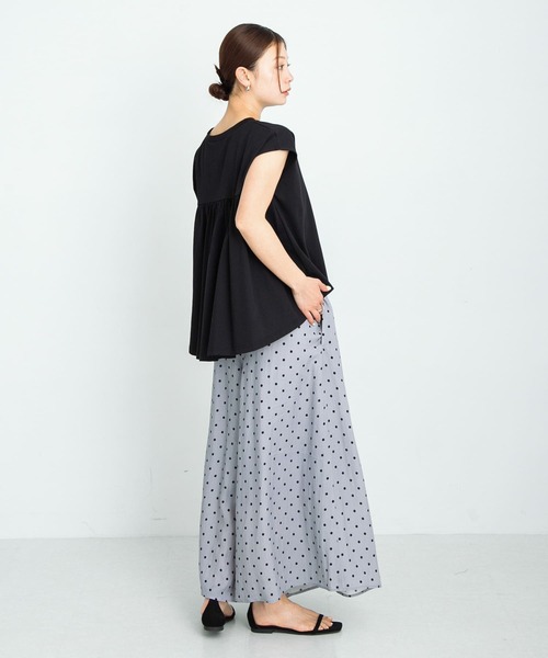 URBAN RESEARCH Sonny Label（アーバンリサーチサニーレーベル）の「プリントドットイージースカーチョ（その他パンツ・レディース・グレー系その他/ブラック系その他・FREE）」の19枚目の写真