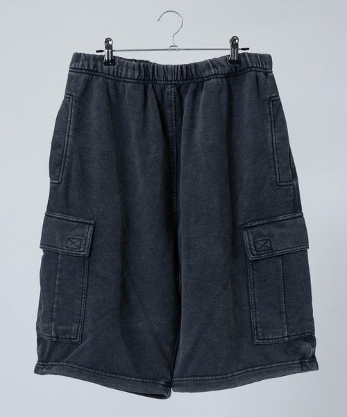 JOHN'S CLOSET（ジョンズクローゼット）の「【13】ケミカルウォッシュ スウェットワイド カーゴショーツ（その他パンツ・メンズ・チャコールグレー/カーキ・MEDIUM/LARGE）」の2枚目の写真