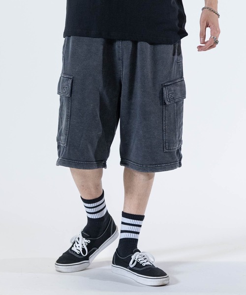 JOHN'S CLOSET（ジョンズクローゼット）の「【13】ケミカルウォッシュ スウェットワイド カーゴショーツ（その他パンツ・メンズ・チャコールグレー/カーキ・MEDIUM/LARGE）」の10枚目の写真
