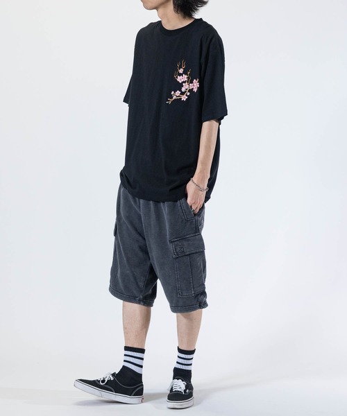 JOHN'S CLOSET（ジョンズクローゼット）の「【13】ケミカルウォッシュ スウェットワイド カーゴショーツ（その他パンツ・メンズ・チャコールグレー/カーキ・MEDIUM/LARGE）」の12枚目の写真