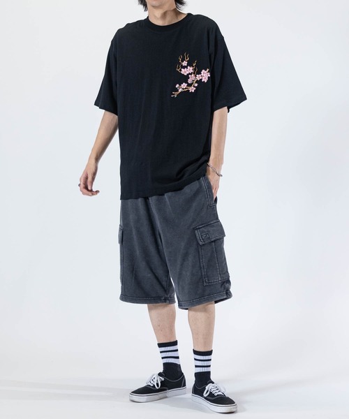 JOHN'S CLOSET（ジョンズクローゼット）の「【13】ケミカルウォッシュ スウェットワイド カーゴショーツ（その他パンツ・メンズ・チャコールグレー/カーキ・MEDIUM/LARGE）」の11枚目の写真